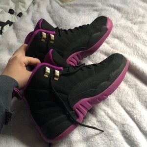 Jordan 12 “kings” Black & purple